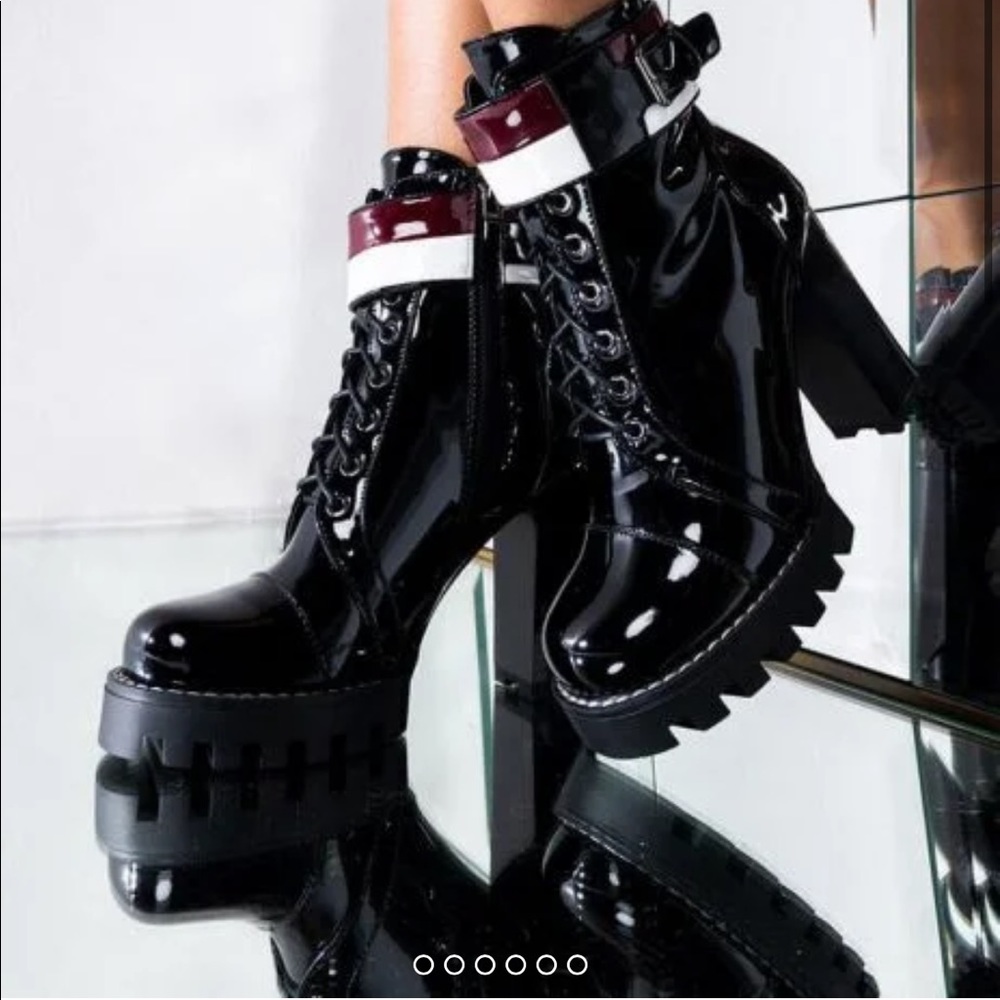 Azalea Wang Imma Cool Kid Chunky Heel Bootie in Black